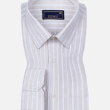 Cream Blend Shirt – Regular Fit Full Sleeves