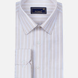 Cream Blend Shirt – Regular Fit Full Sleeves