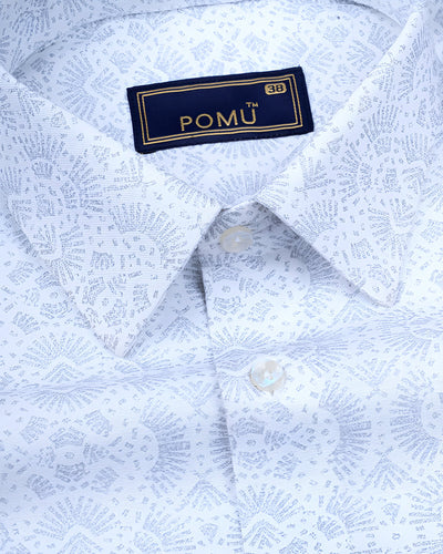 White Cotton Shirt – Regular Fit Full Sleeve Casual & Formal Wear