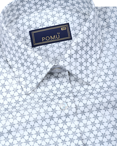 White Premium Cotton Shirt – Regular Fit