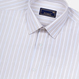 Cream Blend Shirt – Regular Fit Full Sleeves