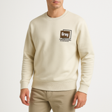 AlbaCore Spanish White Sweatshirt – 240 GSM, Soft & Breathable Temperature-Control Fabric | Men’s Full Sleeve Clean Winterwear