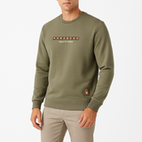 EarthForm Olive Green Sweatshirt – 240 GSM Temperature-Control Fabric, Soft & Breathable | Men’s Full Sleeve Minimal Pullover