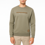 EarthForm Olive Green Sweatshirt – 240 GSM Temperature-Control Fabric, Soft & Breathable | Men’s Full Sleeve Minimal Pullover