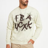 Chrome White Sweatshirt  240 GSM, Temperature-Control Fabric, Breathable & Soft Feel | Full Sleeves Regular Fit Winter Layer