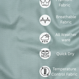 Solid Green Cotton Shirt – Regular Fit Full Sleeves | Vibrant & Minimal Everyday Look