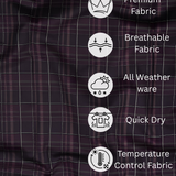Cofee Textured Cotton Shirt – Regular Fit