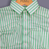 CedarMist Dusty Green Shirt – Giza Cotton, Regular Fit, Full Sleeves | Soft Solid Men’s Casual & Semi-Formal Shirt