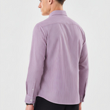 AlpineBlush Mountain Pink Shirt – Giza Cotton, Regular Fit, Full Sleeves | Soft Solid Shirt for Men