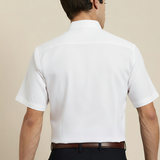 Solid White Cotton Shirt – Regular Fit Full Sleeves