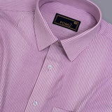 AlpineBlush Mountain Pink Shirt – Giza Cotton, Regular Fit, Full Sleeves | Soft Solid Shirt for Men