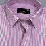 AlpineBlush Mountain Pink Shirt – Giza Cotton, Regular Fit, Full Sleeves | Soft Solid Shirt for Men